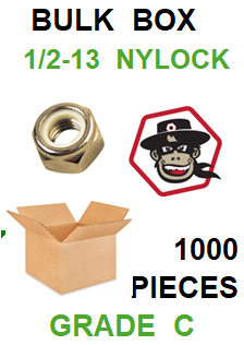 G8YZ050  1/2-13 NYLOCK  GRADE C BULK 1000 PCS