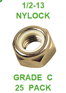 G8YZ050  1/2-13 NYLOCK  GRADE C (25PK)