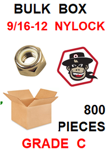 G8YZ056  9/16-12 NYLOCK  GRADE C BULK 800 PCS