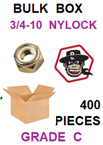 G8YZ075  3/4-10  NYLOCK  GRADE C BULK 400 PCS