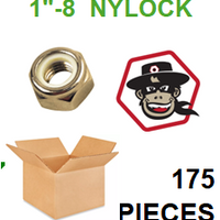 G8YZ100  1"-8  NYLOCK  GRADE C BULK 175 PCS