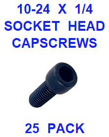 G9HX010025 10-24 X 1/4 SOCKET HEAD CAP SCREW (25 PACK)