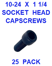 G9HX010125 10-24 X 1 1/4 SOCKET HEAD CAP SCREW (25 PACK)