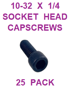 G9HX011025 10-32 X 1/4 SOCKET HEAD CAP SCREW (25 PACK)