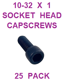 G9HX011100 10-32 X 1 SOCKET HEAD CAP SCREW (25 PACK)