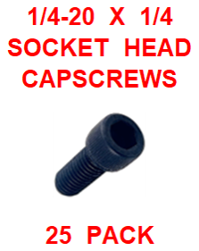 G9HX025025  1/4-20 X 1/4 SOCKET HEAD CAP SCREW (25 PACK)