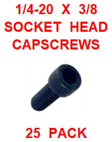 G9HX025037  1/4-20 X 3/8 SOCKET HEAD CAP SCREW (25 PACK)