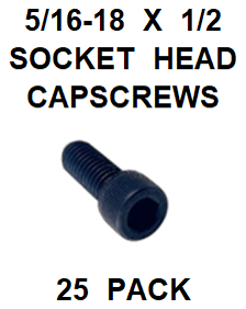 G9HX031050  5/16-18 X 1/2 SOCKET HEAD CAP SCREW (25 PACK)