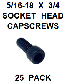 G9HX031075  5/16-18 X 3/4 SOCKET HEAD CAP SCREW (25 PACK)