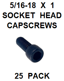 G9HX031100  5/16-18 X 1 SOCKET HEAD CAP SCREW (25 PACK)