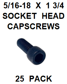 G9HX031175  5/16-18 X 1 3/4 SOCKET HEAD CAP SCREW (25 PACK)
