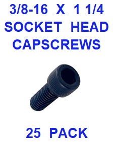 G9HX037125  3/8-16 X 1 1/4 SOCKET HEAD CAP SCREW (25 PACK)