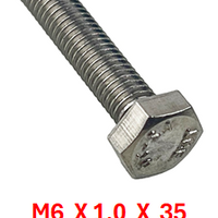 M2B106C035 M6 X 1.0 X 35 S/S BOLT 25 PACK