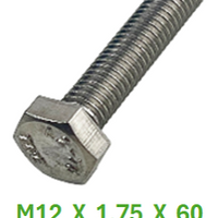 M2B112C060 M12 X 1.75 X 60 S/S BOLT 10 PACK