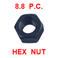 M8NX04C M4   X  0.7   HEX NUT 8.8 P.C. 100 PACK