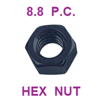 M8NX06C M6   X  1.0   HEX NUT 8.8 P.C. 100 PACK