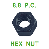 M8NX08C M8   X  1.25   HEX NUT 8.8 P.C. 100 PACK