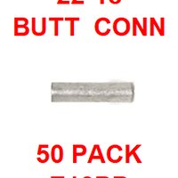 E18BB NON  INSULATED  BUTT CONNECTOR (50 PACK)