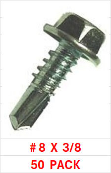 S4T1008037 STAINLESS STEEL 410 HEX HEAD TEK SCREW