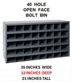 X7740 BOLT BIN  12" INCH DEEP 40 HOLE