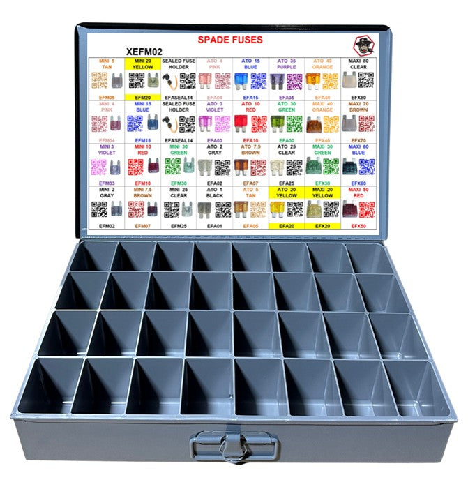 XEFM02  SPADE FUSE ASSORTMENT