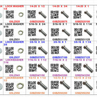 BOLT BIN GRADE 5 COARSE   1/4 TO 1/2 40 HOLE GARAGE MECHANIC ASSORT