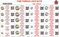 DRAWER  GRADE 8 FINE THREAD LOCK NUTS
