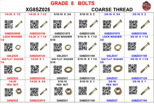 DRAWER GRADE 8 COARSE 1/4 TO 3/8