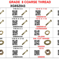 XG8SZ043 GRADE 8 COARSE 7/16 TO 1/2