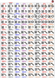 BOLT BIN GRADE 8 COARSE  1/4 TO 3/4 MASTER MECHANIC ASSORTMENT