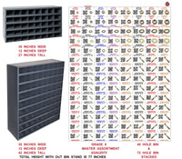 XG8UZ075 BOLT BIN GRADE 8 COARSE  1/4 TO 3/4 MASTER MECHANIC ASSORTMENT
