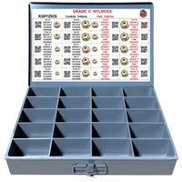 XG8YZ025 GRADE C NYLOCKS COARSE AND FINE THREAD