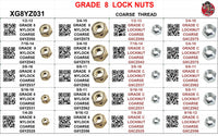 DRAWER GRADE 8 COARSE THREAD NYLOCKS AND CRUSHNUTS
