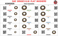 DRAWER GRADE 9 (L9)  SAE FLAT WASHERS
