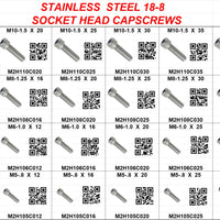 STAINLESS STEEL METRIC SOCKET HEAD CAPSCREWS