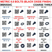 XM8NX04C DRAWER METRIC BOLTS M4 M6 M8