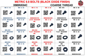 XM8NX04C DRAWER METRIC BOLTS M4 M6 M8