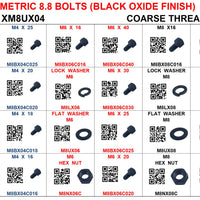 XM8UX04 METRIC 8.8PC BLACK OXIDE SMALL MOBILE DRAWER