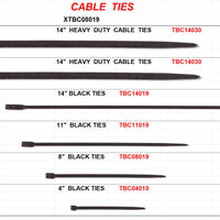 BLACK CABLE TIE ASSORTMENT