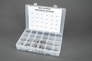 Stainless Steel 18-8 Metric Socket Head Cap Screw Bolt Assortment Kit#M117 Bolt Sizes Included: M5, M6, M8, M10 1000pcs